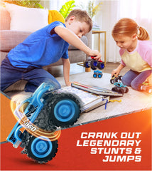 Push and go friction powered toy trucks for kids