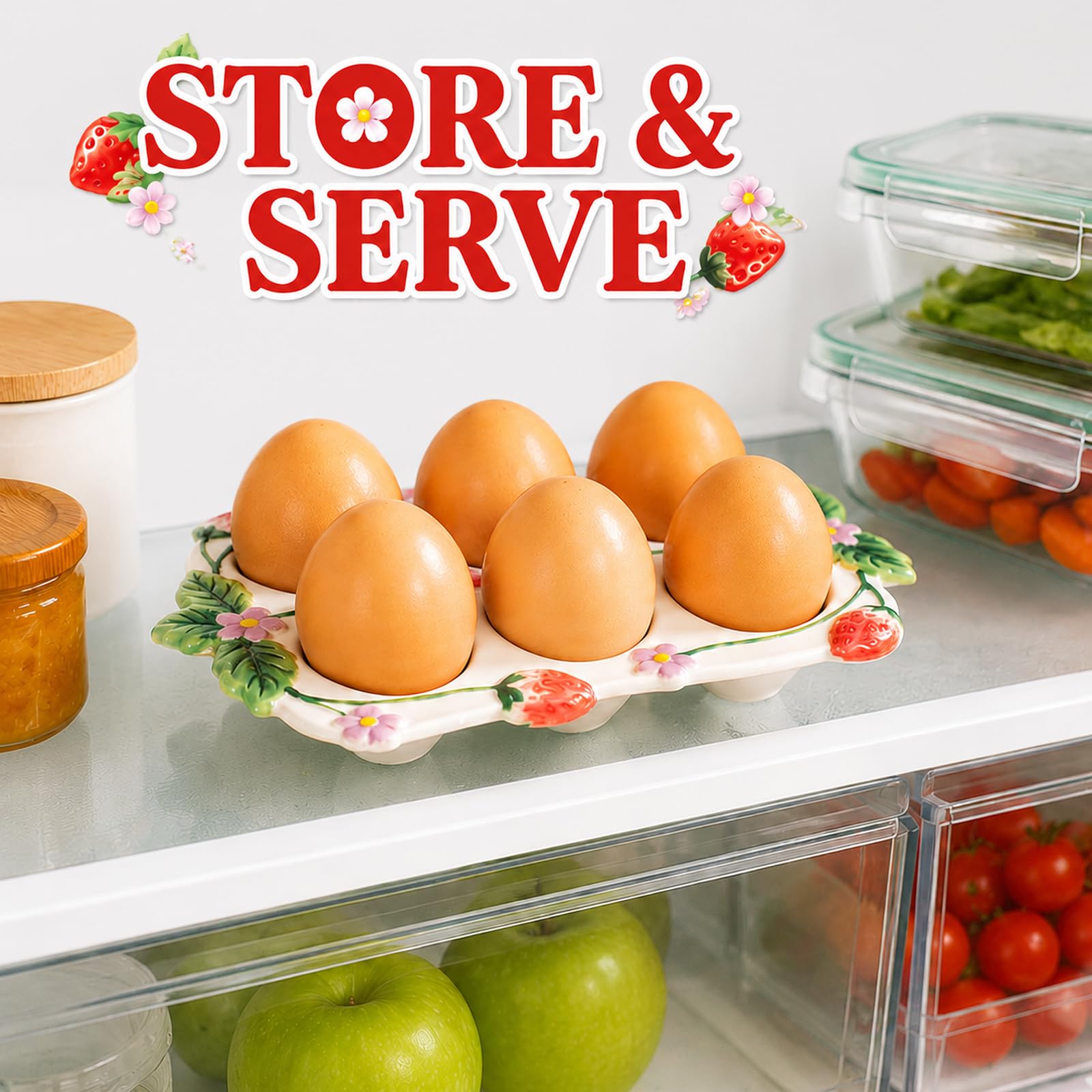Egg tray suitable for adults and home cooks