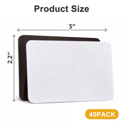 Integrated one piece sublimation magnet blank with coating