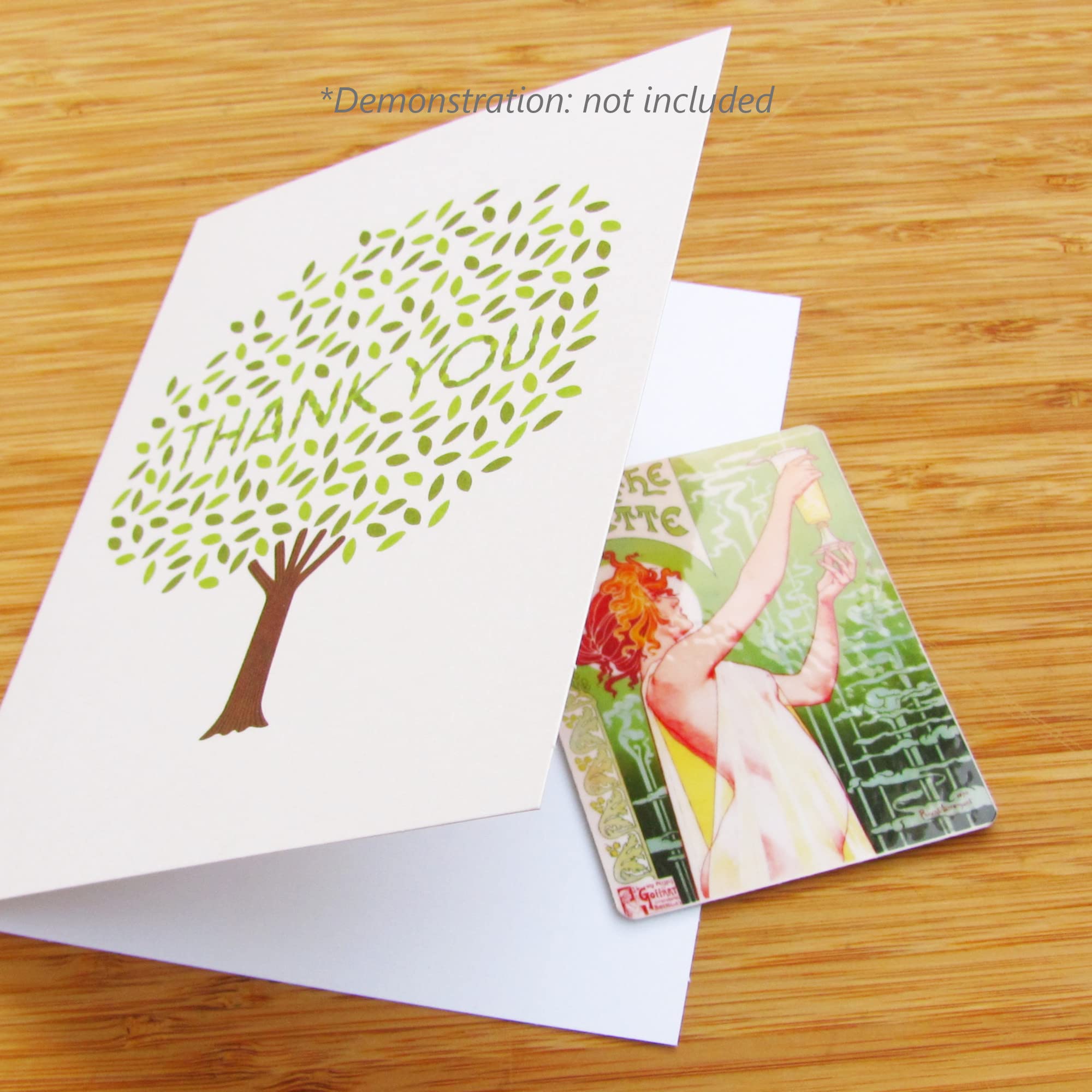 Fridge magnet featuring 30 mil magnet back for metal surfaces