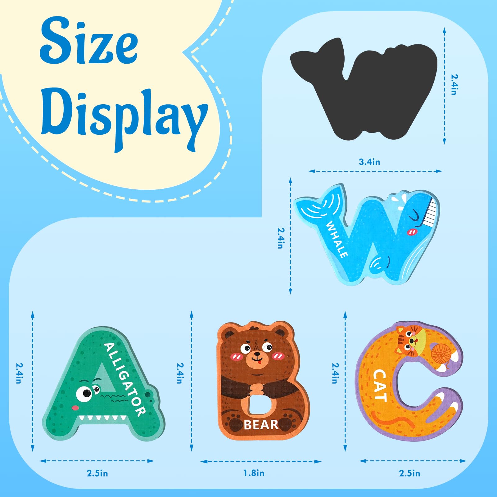 Full-back magnets safe for kid-friendly play