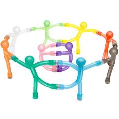 Fridge Magnets Men 10 Pack on metal surface