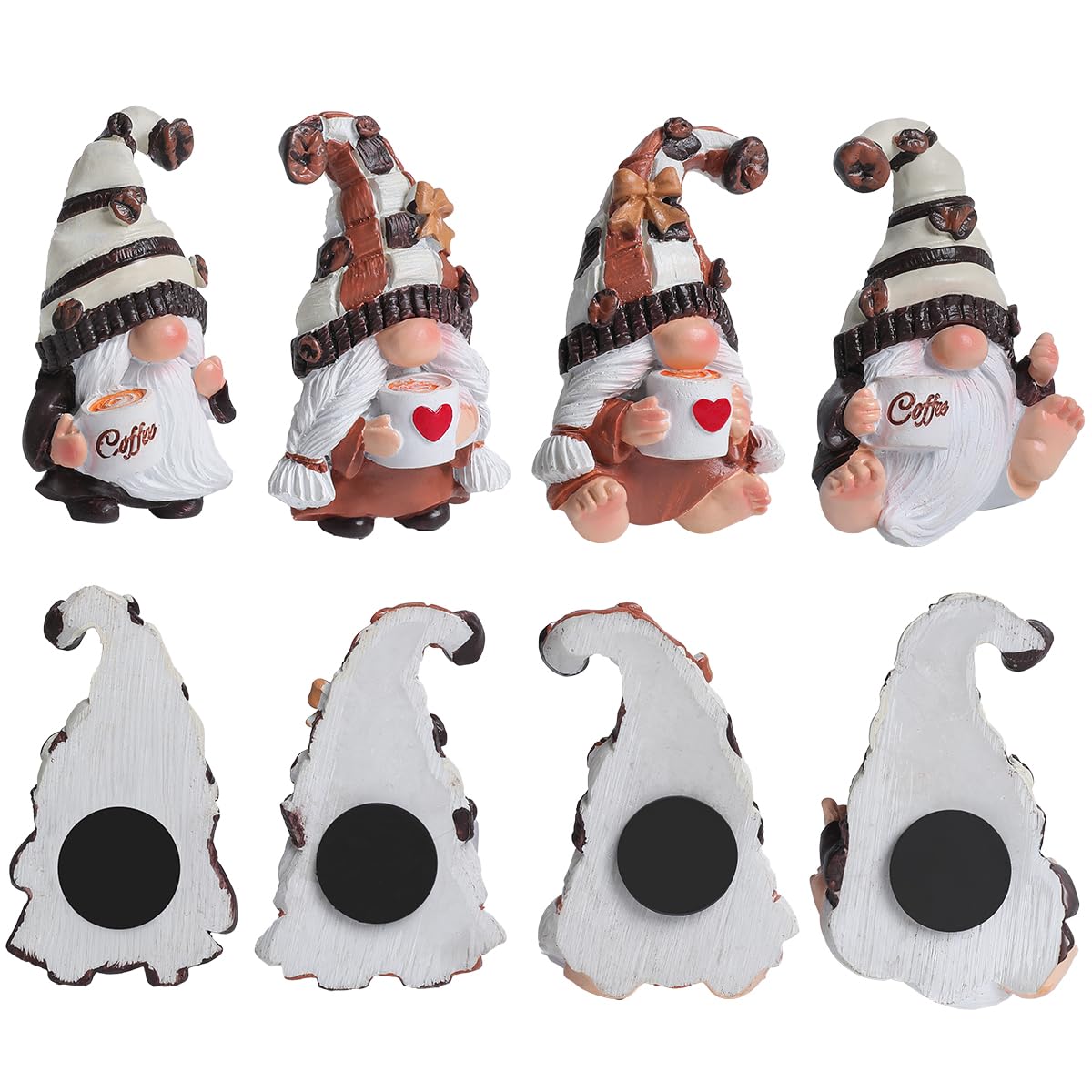 Gift-ready coffee gnome magnets for office and home