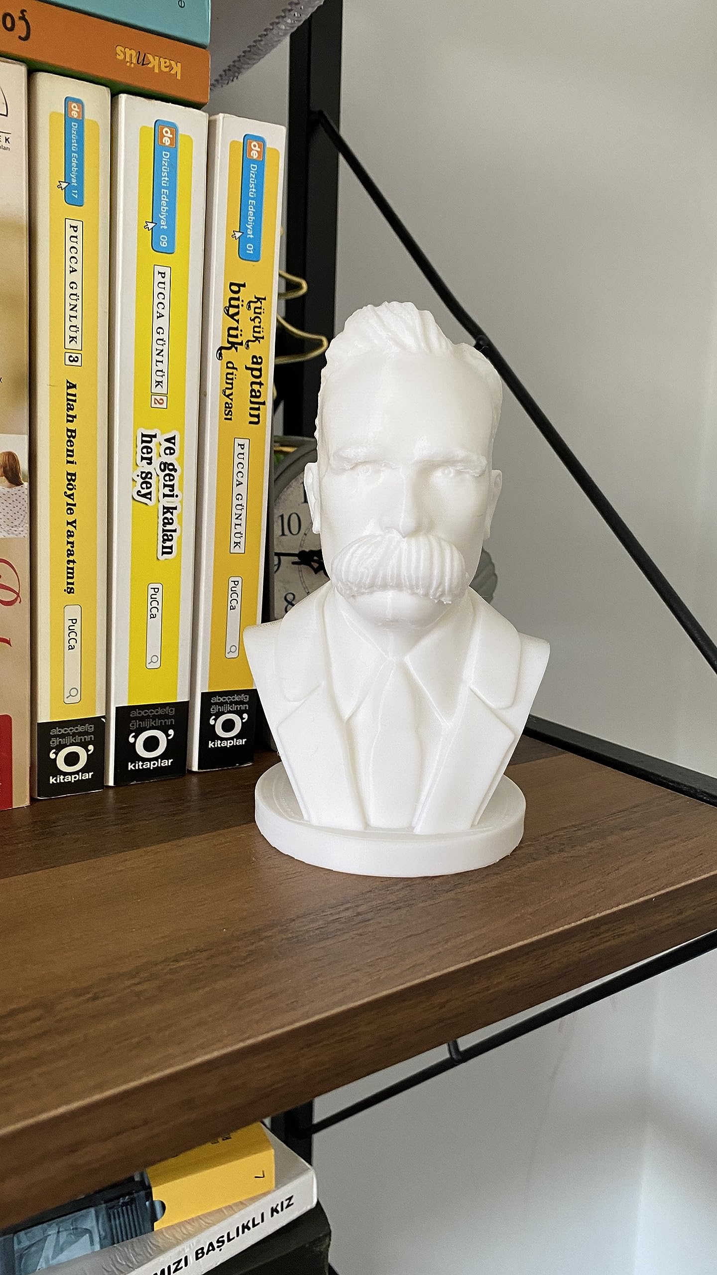 Desk display Friedrich Nietzsche Bust PLA sculpture