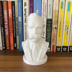 Compact 15 cm Friedrich Nietzsche Bust philosophy decor