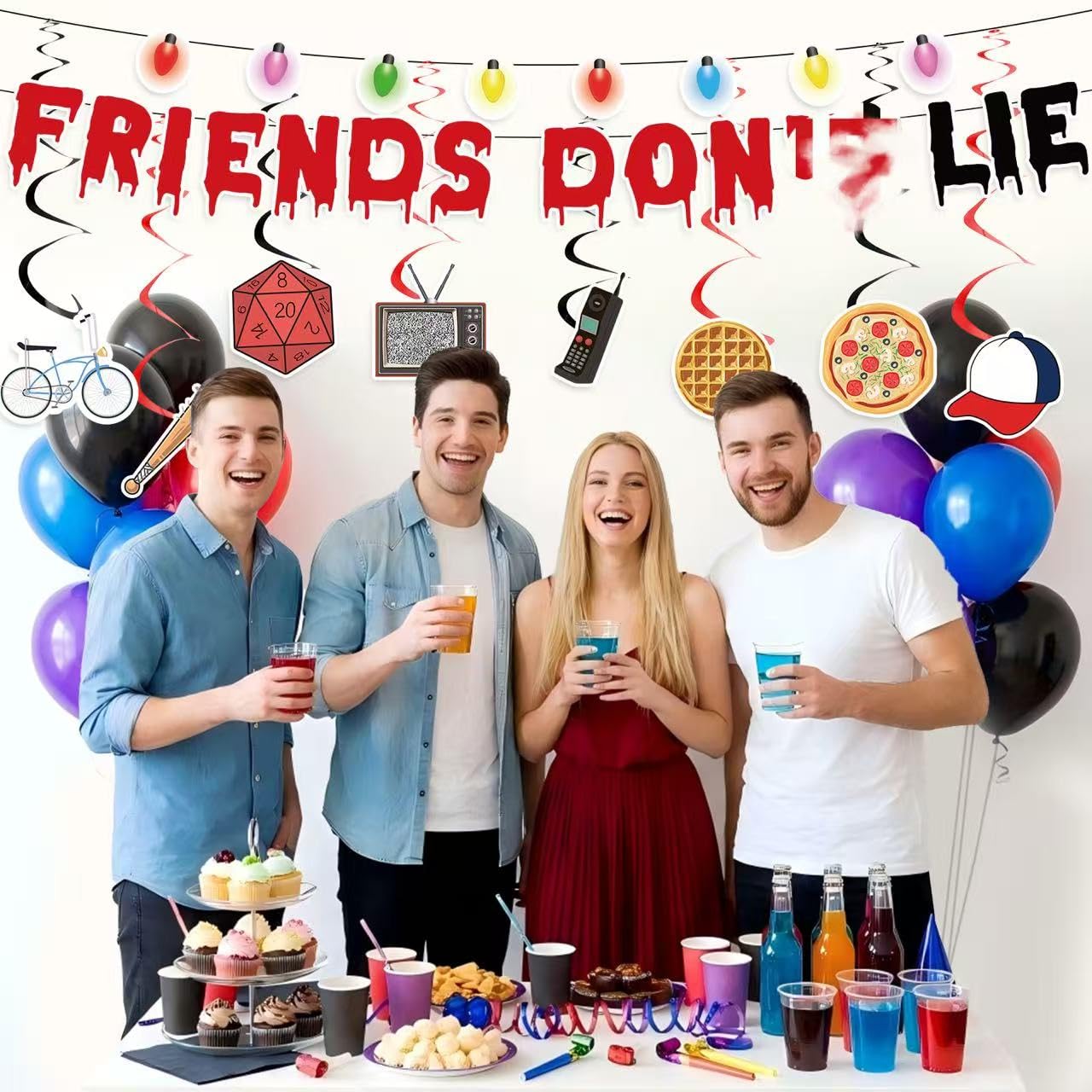 Friends Don’t Lie banner included in the set