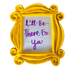Friends Frame Whiteboard with Monica Frame design for desk decor