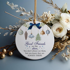 Back side personalization area on ornament