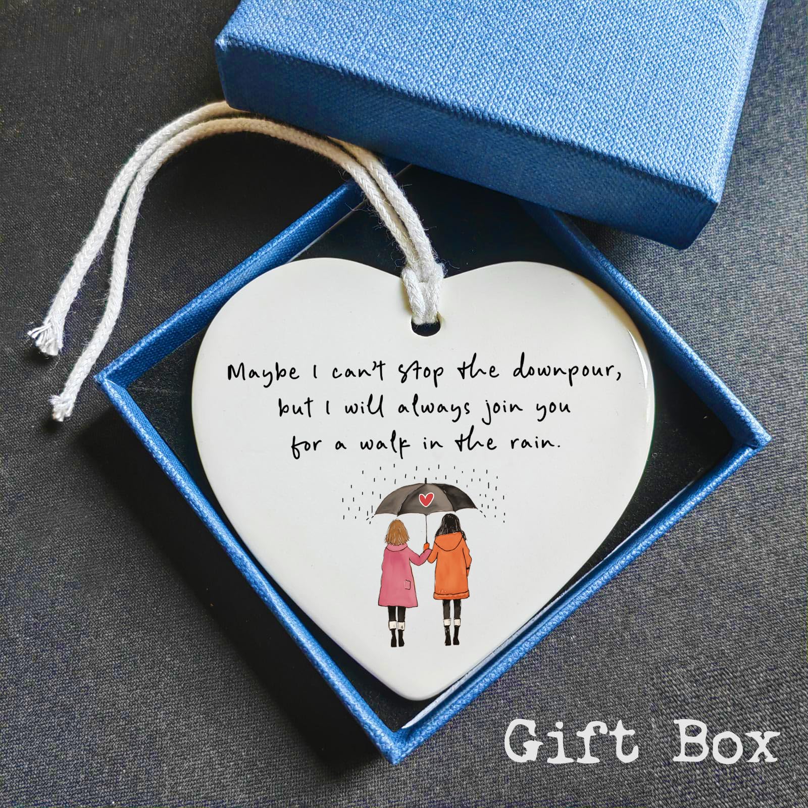 Walk With You In The Rain Ornament luxury gift box included
