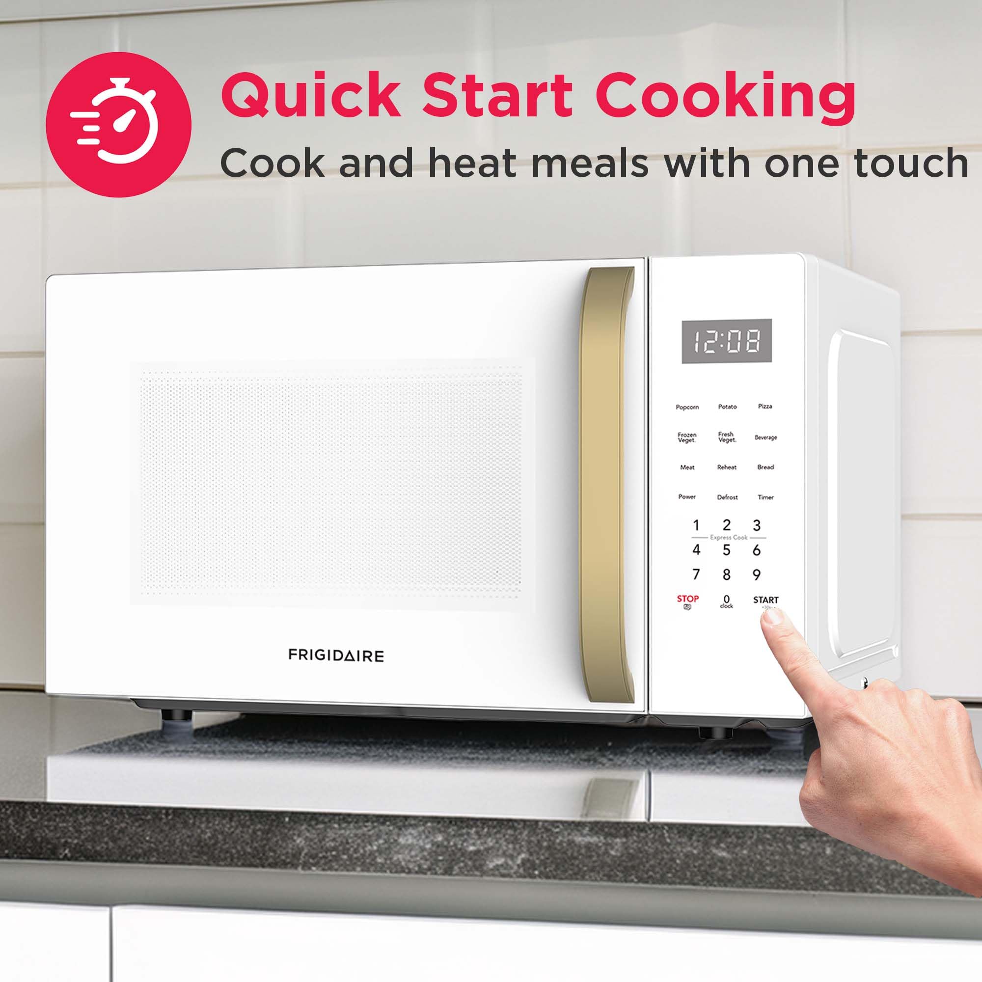 Frigidaire microwave 900W heating performance