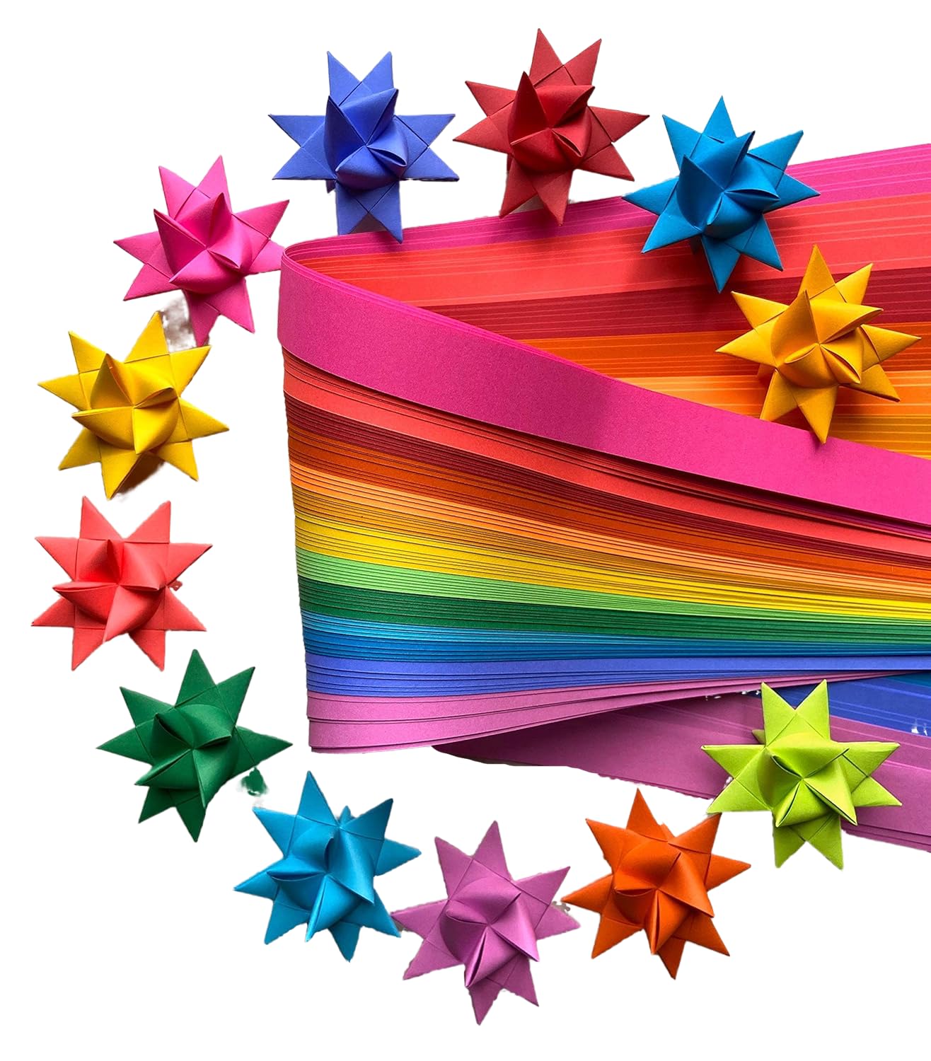 froebel moravian star paper strips pack for crafts