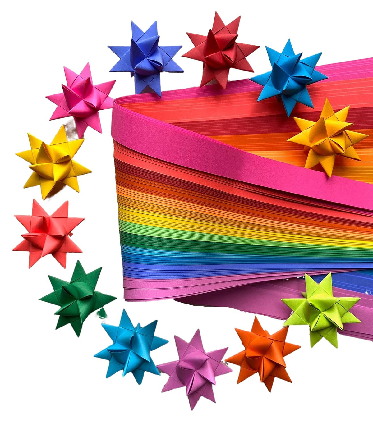 froebel moravian star paper strips pack for crafts