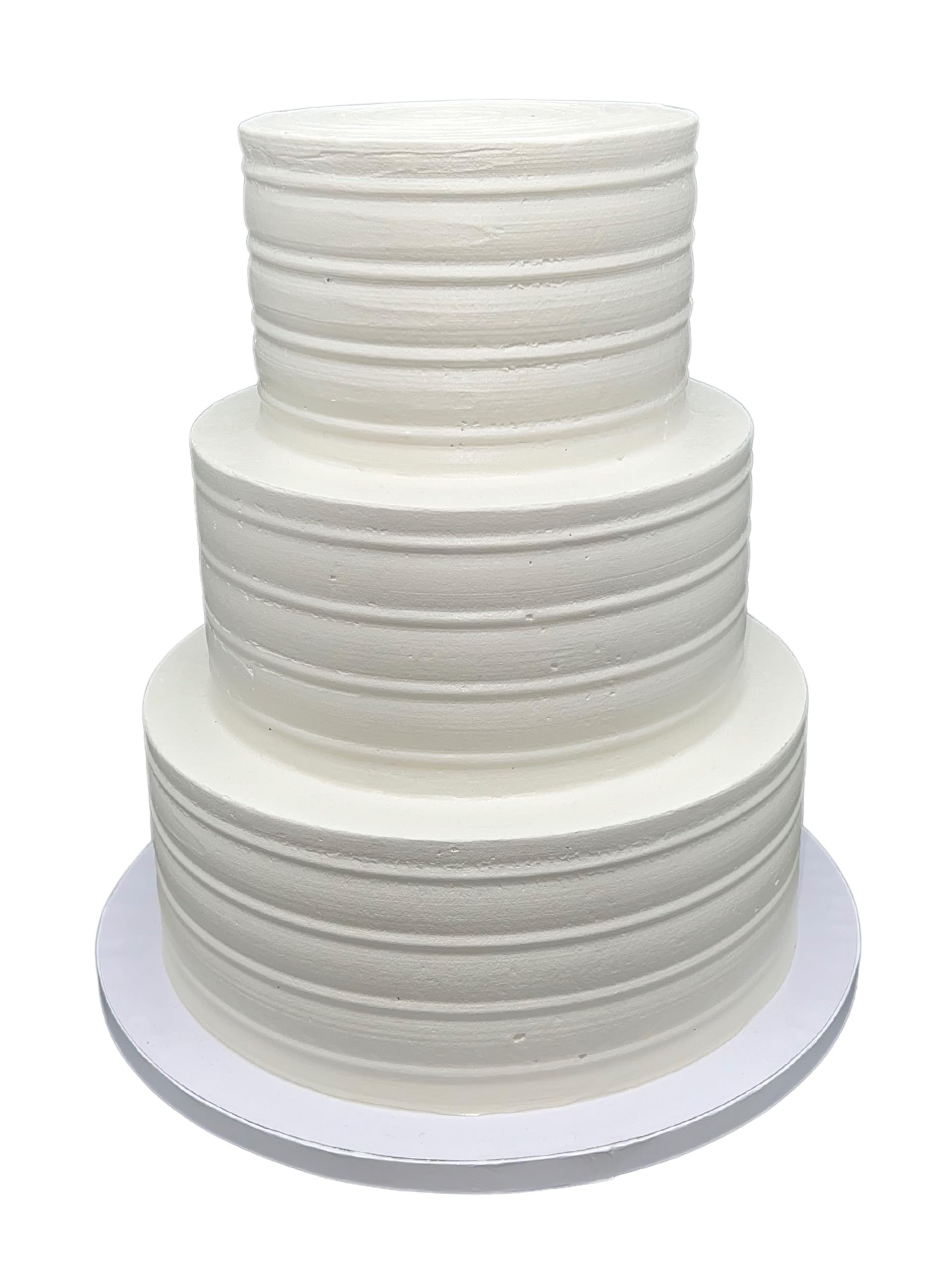 FromJennWithLove 3-tier fake cake ivory 12in height