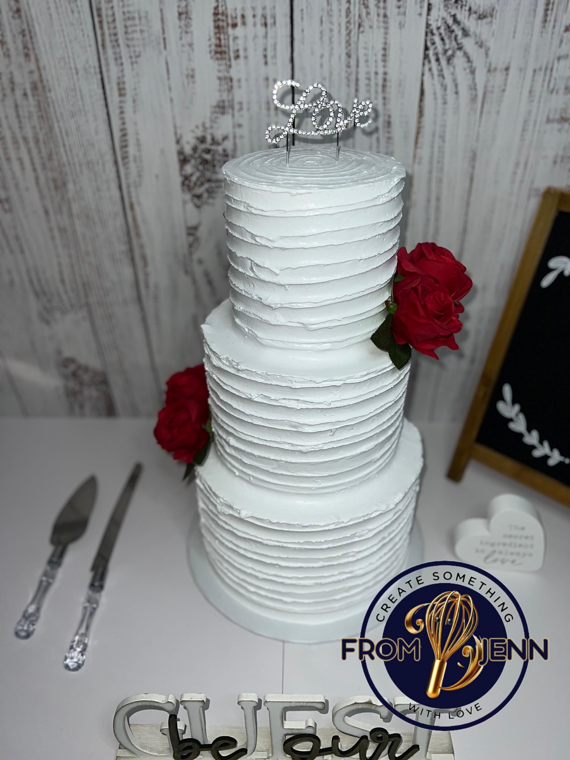 FromJennWithLove event planning foam cake display prop
