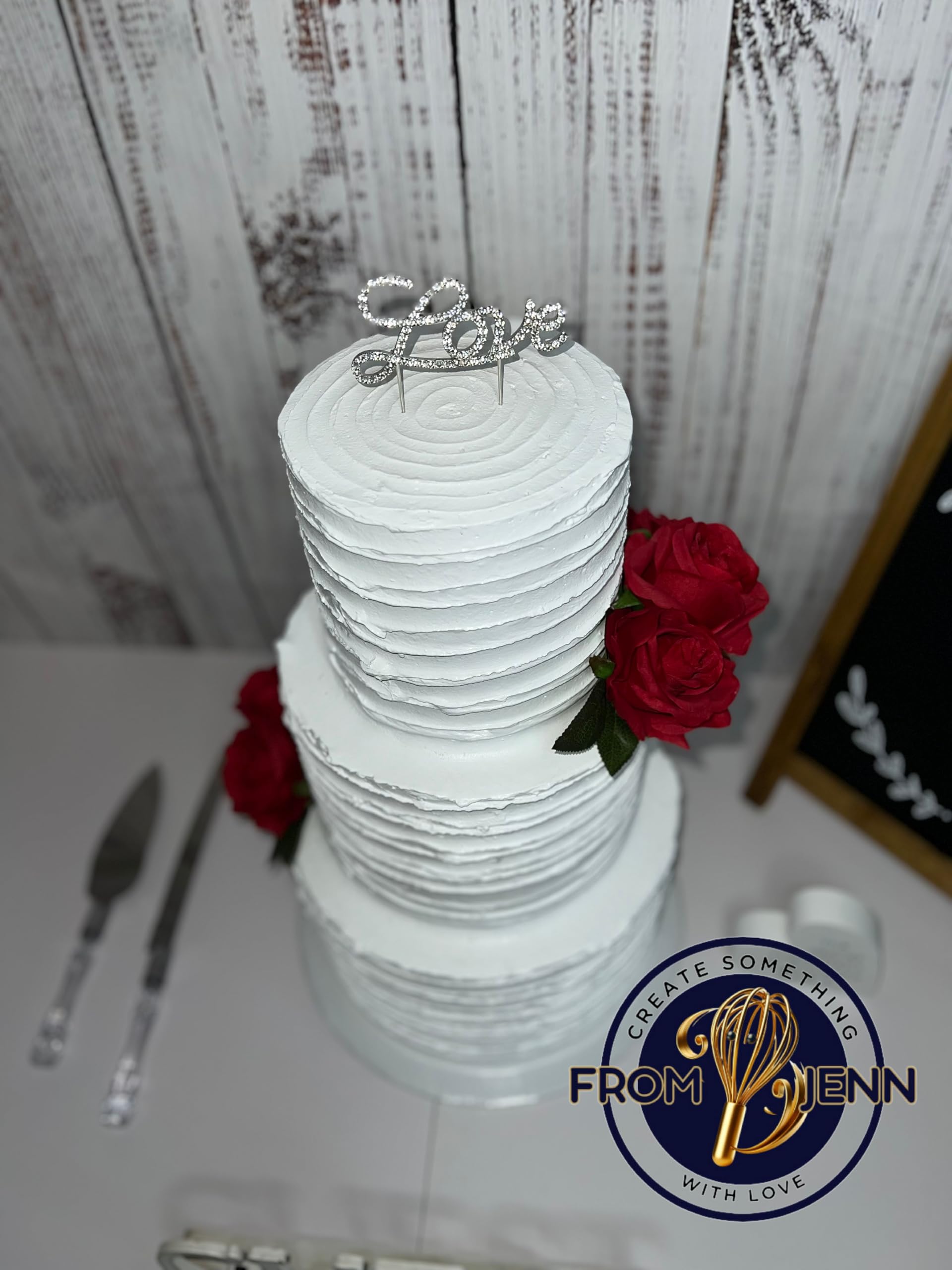 FromJennWithLove lightweight foam cake dummy for display 6 inch tier
