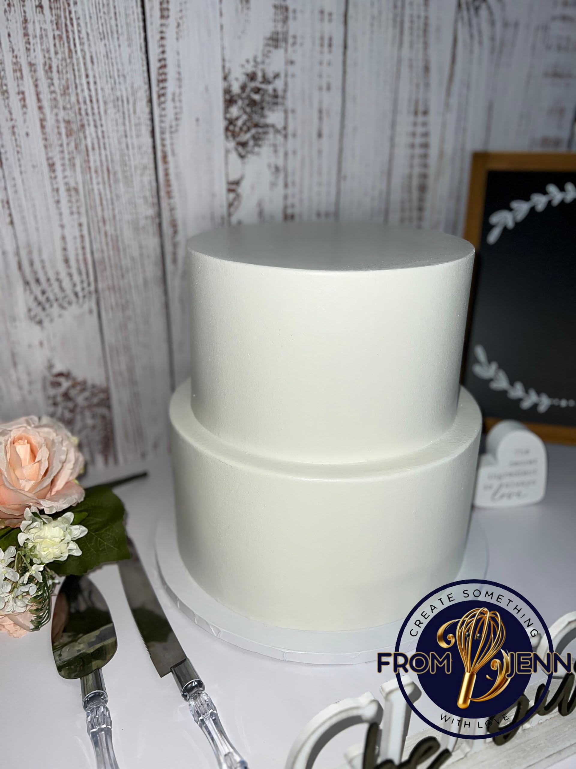 Weather resistant fake cake for outdoor events