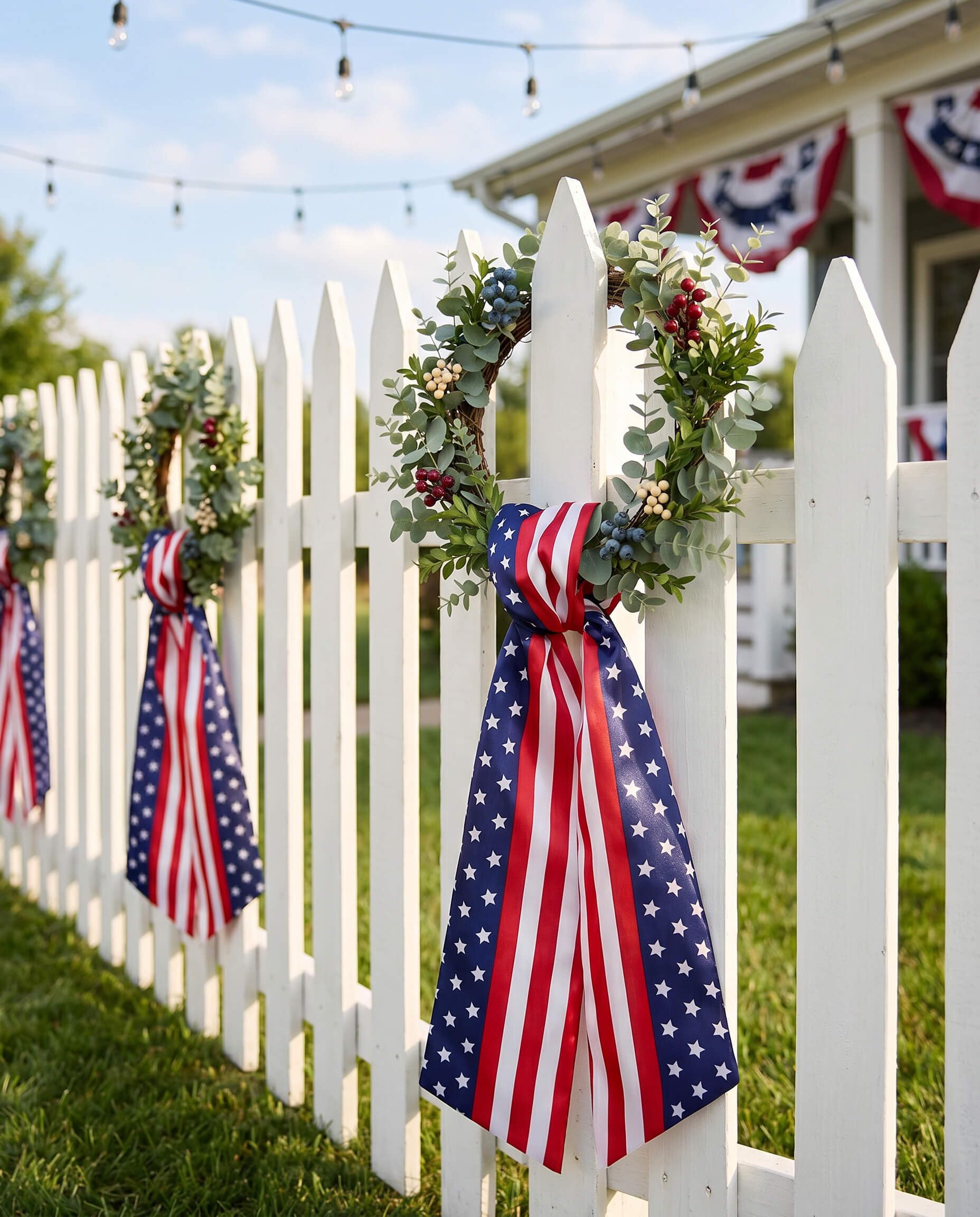 Wreath sash for 14 to 24 inch wreaths