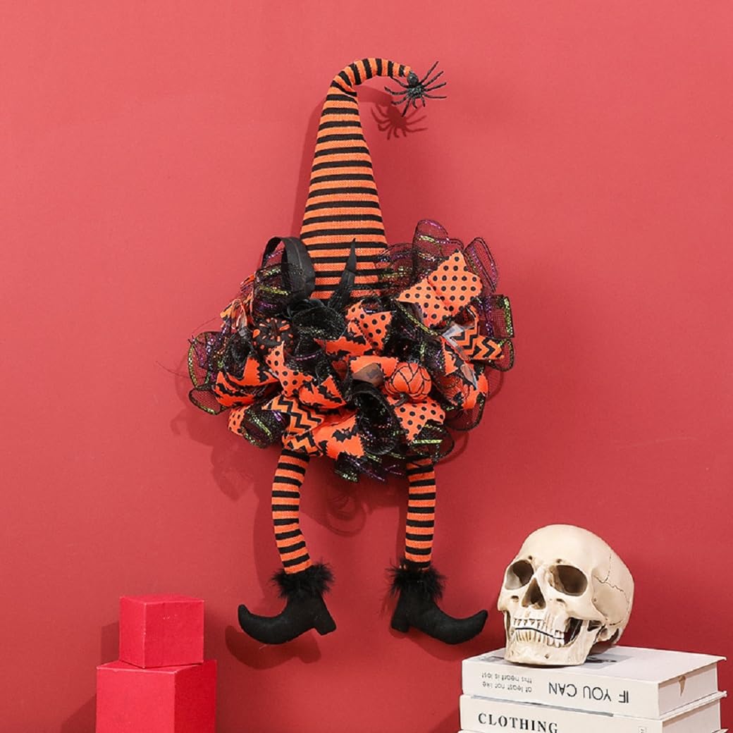 Door or wall display Halloween wreath for home exterior