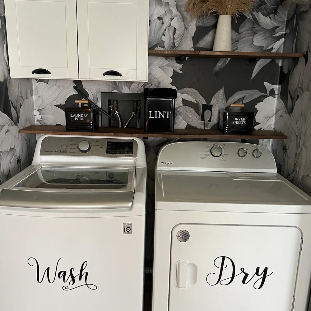 Wash decal applied to front-load doors