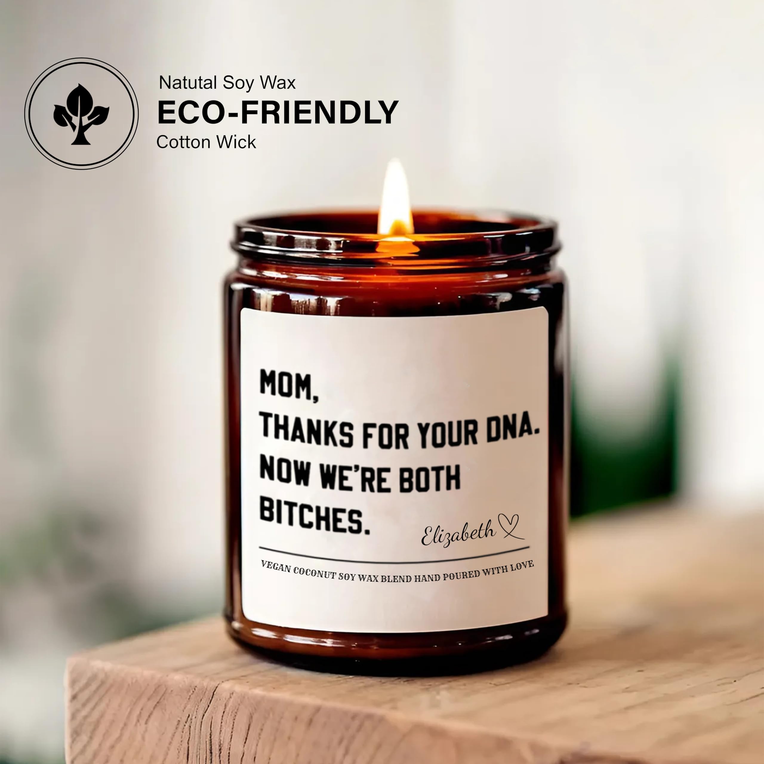 frosted glass 4oz candle ambient glow