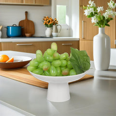 Fruit bowl measures 6.69 x 6.69 inches