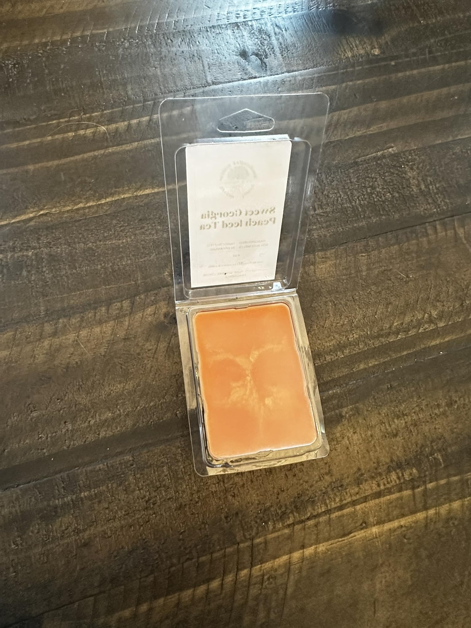 Fruit scented wax melts S and H Treasures with peach notes