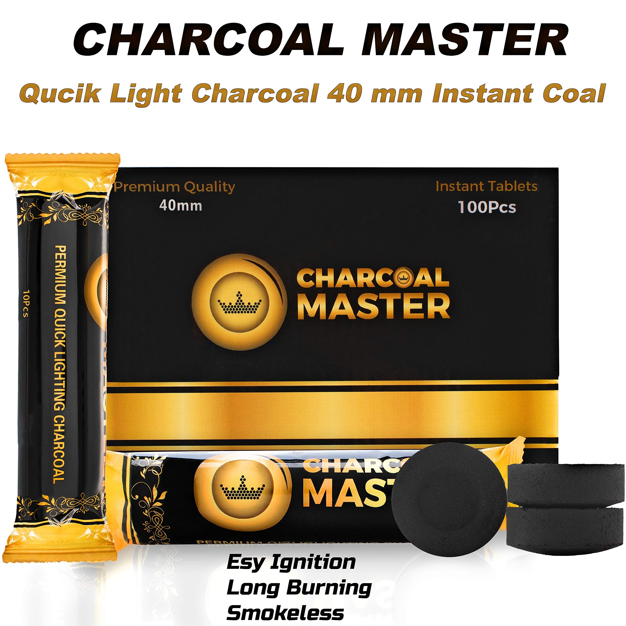 Low smoke incense charcoal for spa and aromatherapy
