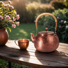 frymmx hammered copper tea kettle gift box packaging 1500ml