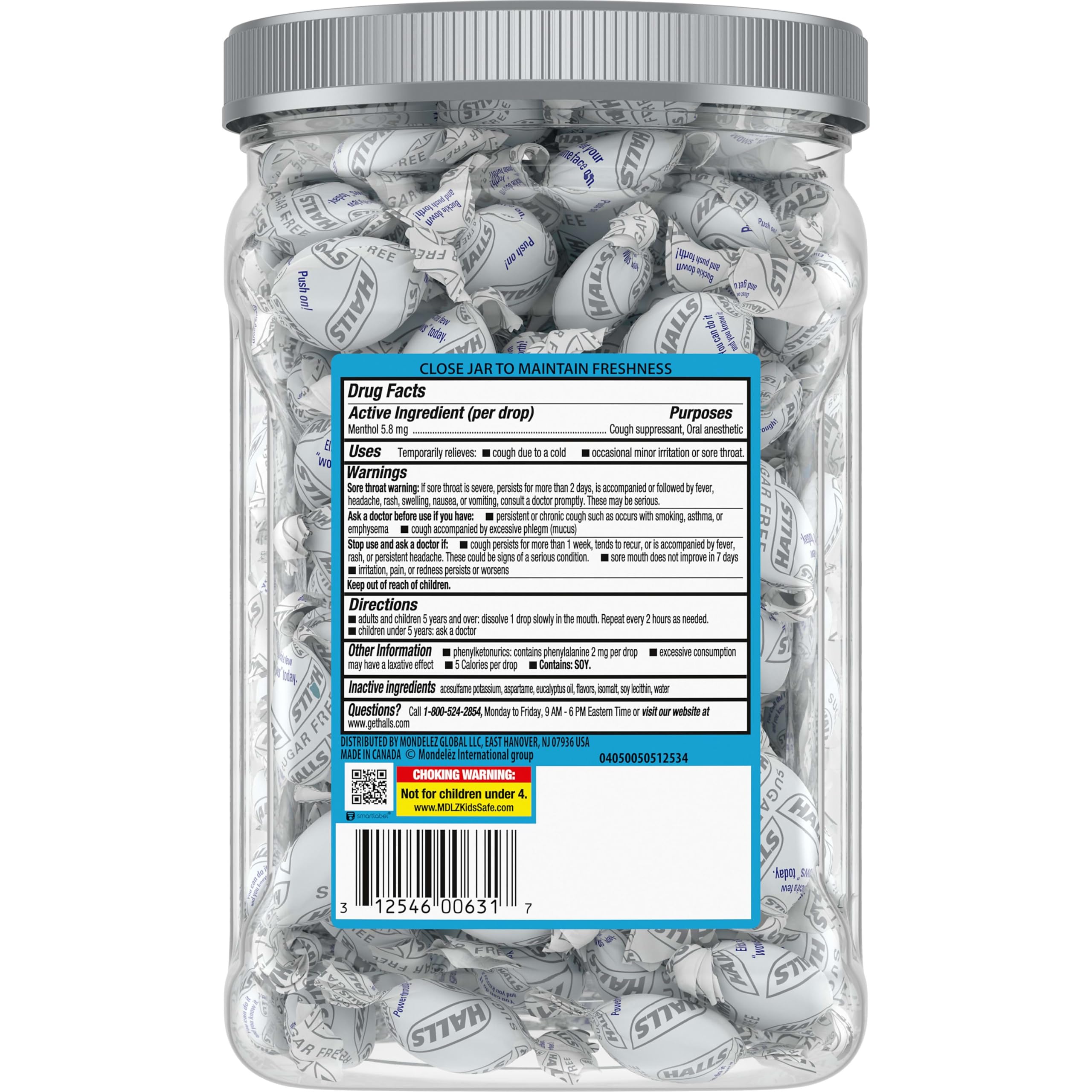 FSA and HSA eligible cough drops packaging varies