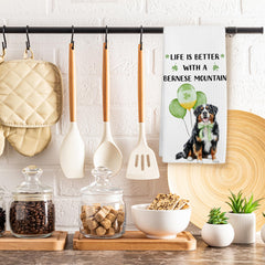 Bernese Mountain gifts dog towel for kitchen by FSTCSV