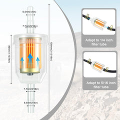 Ten filters with reusable clamps in a 10-piece kit