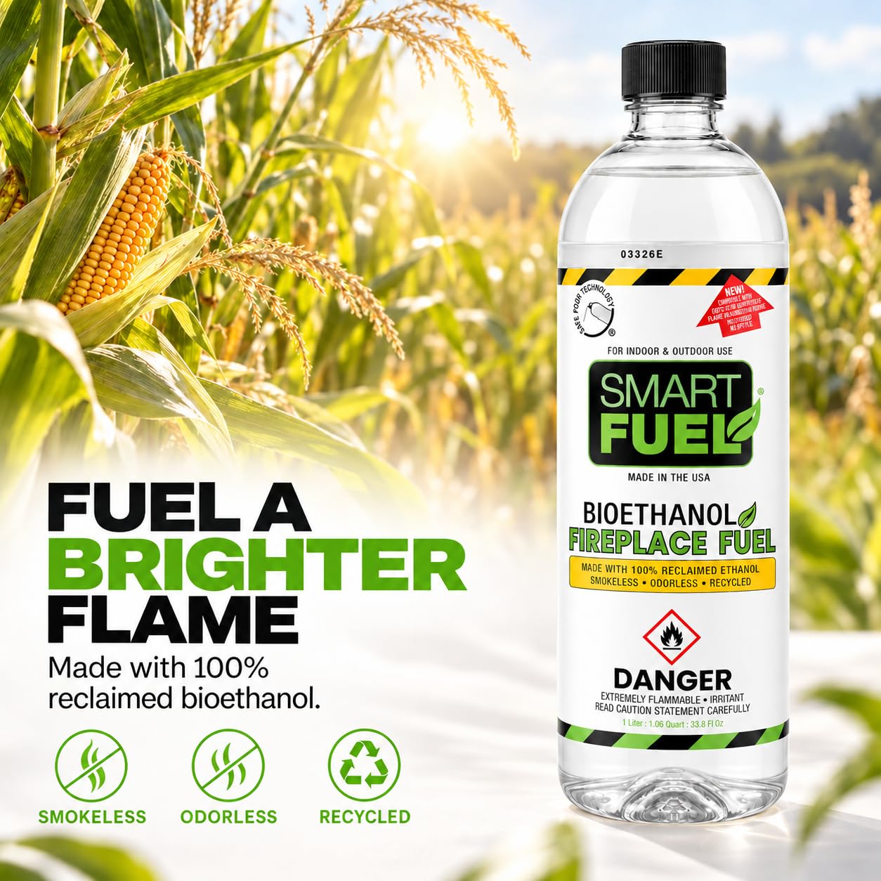 Fuel refill 1-liter bottle