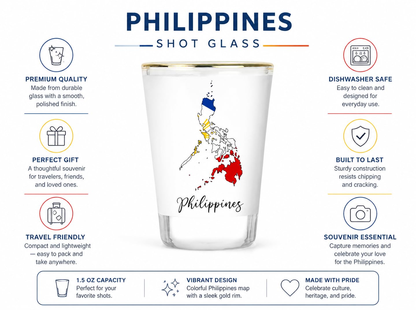 Full color print on glass for Philippine map design