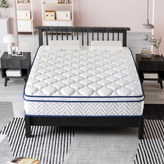 Full size hybrid mattress in a box 54x75 packaging