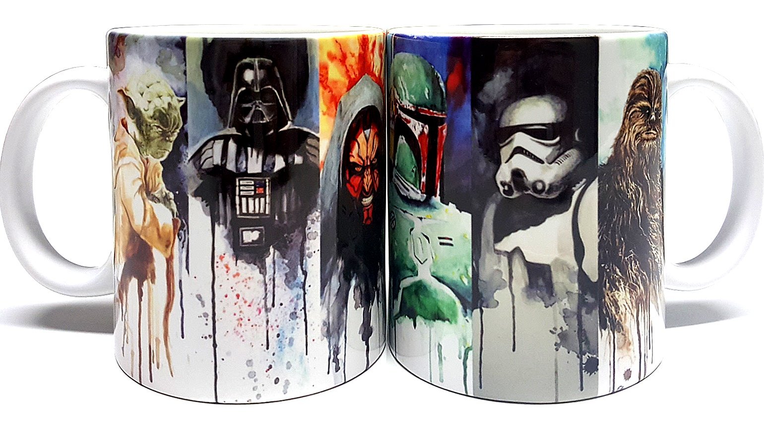 11oz white mug featuring full wrap artwork and ceramic build
