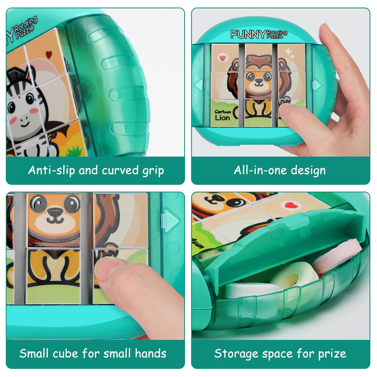 Fullware rotating puzzle portable outings