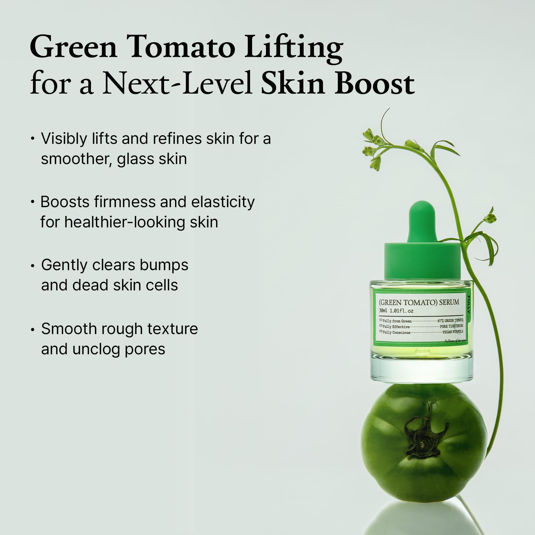 Vitamin C and PHA formulation in the serum