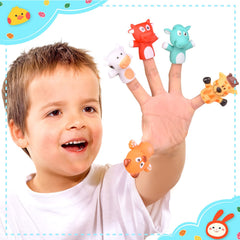 Easter Eggs pre-filled with animal finger puppets by FUN LITTLE TOYS