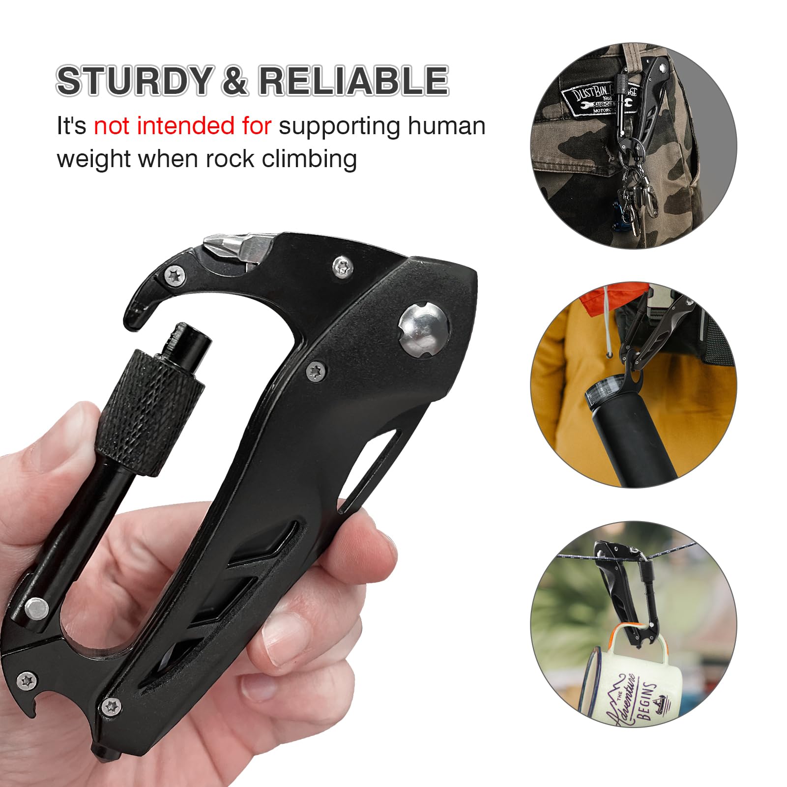 Phillips screwdriver and slot screwdriver with locking knife