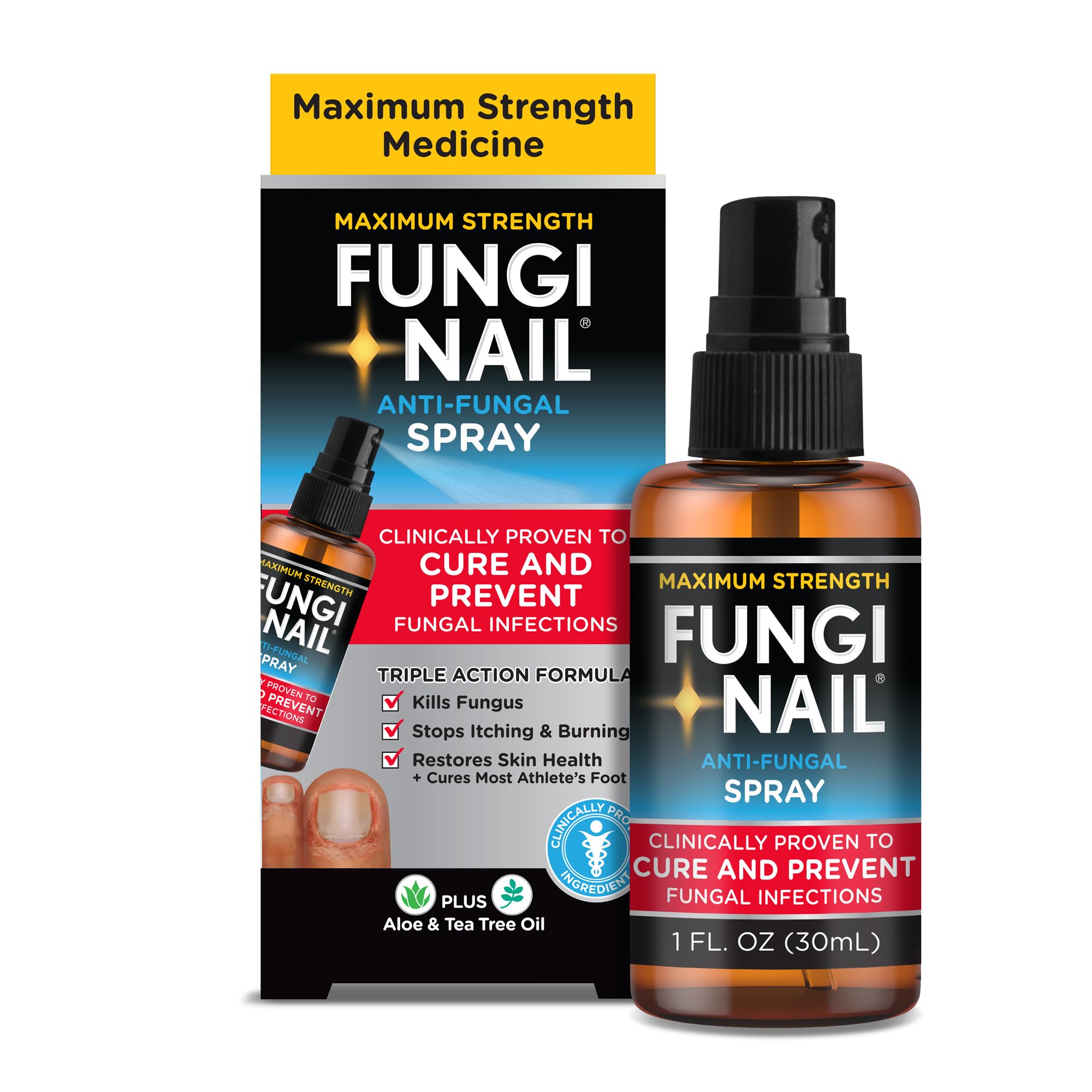 Fungi-Nail anti-fungal foot spray 1oz bottle