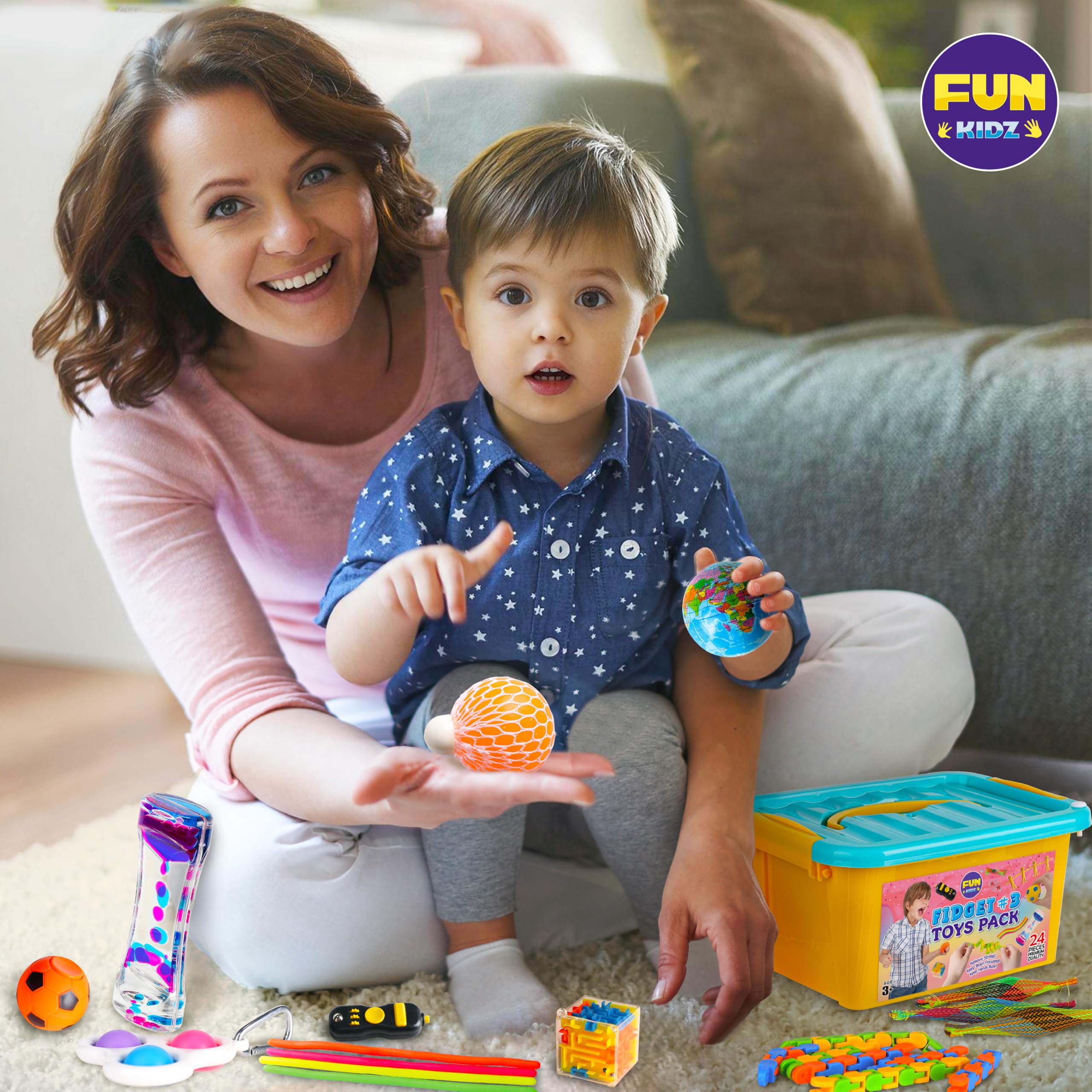 Autistic children sensory toys FunKidz set