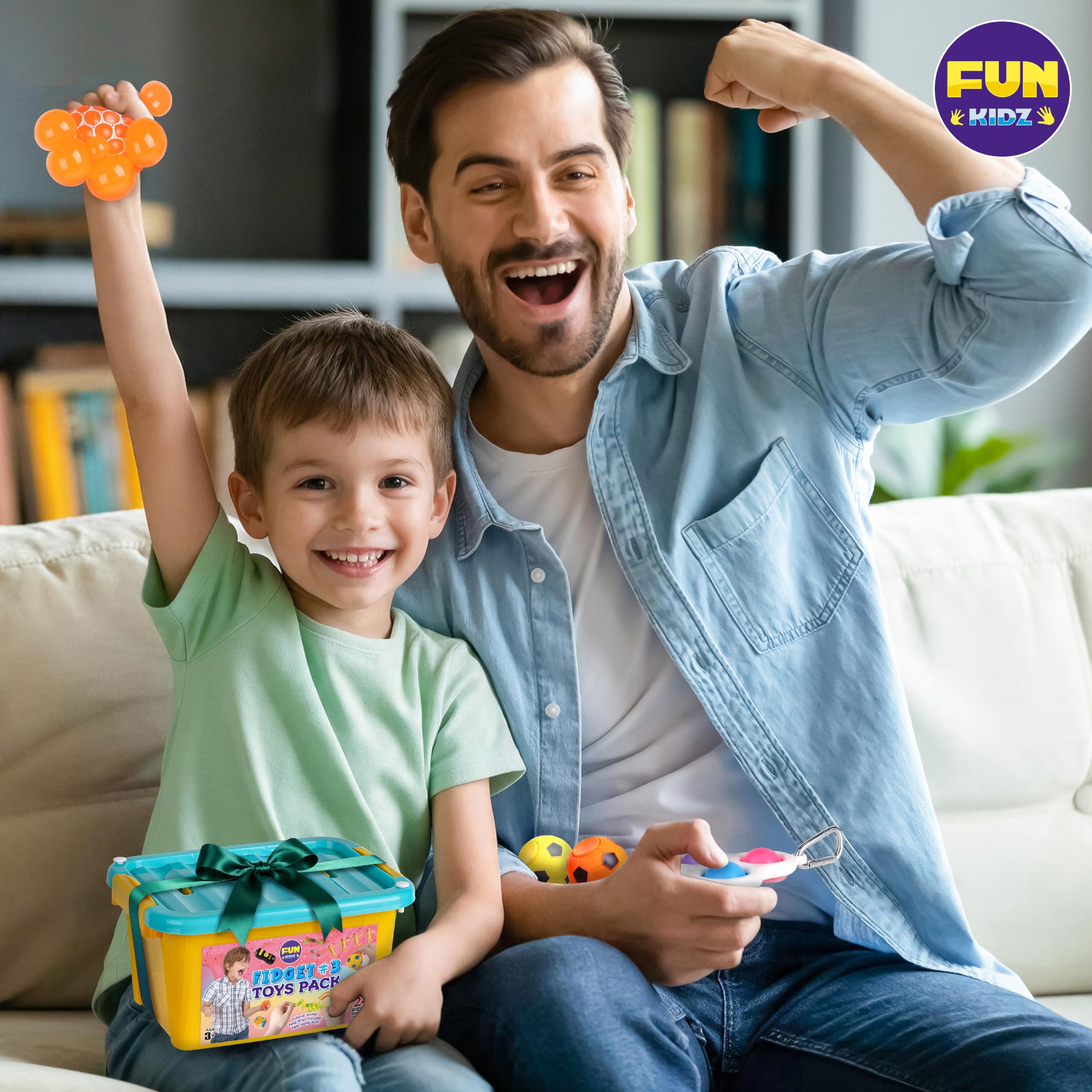 Non-toxic materials used in FunKidz fidget toys