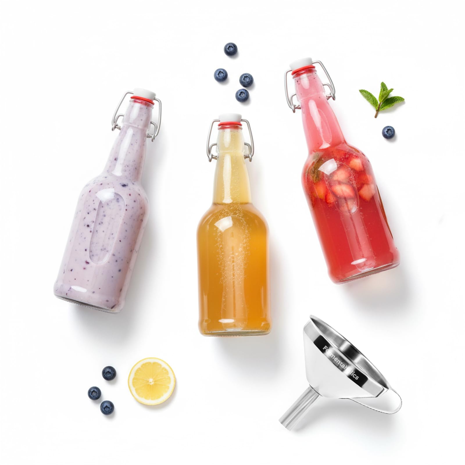 Funnel ideal for bottling kombucha and oils