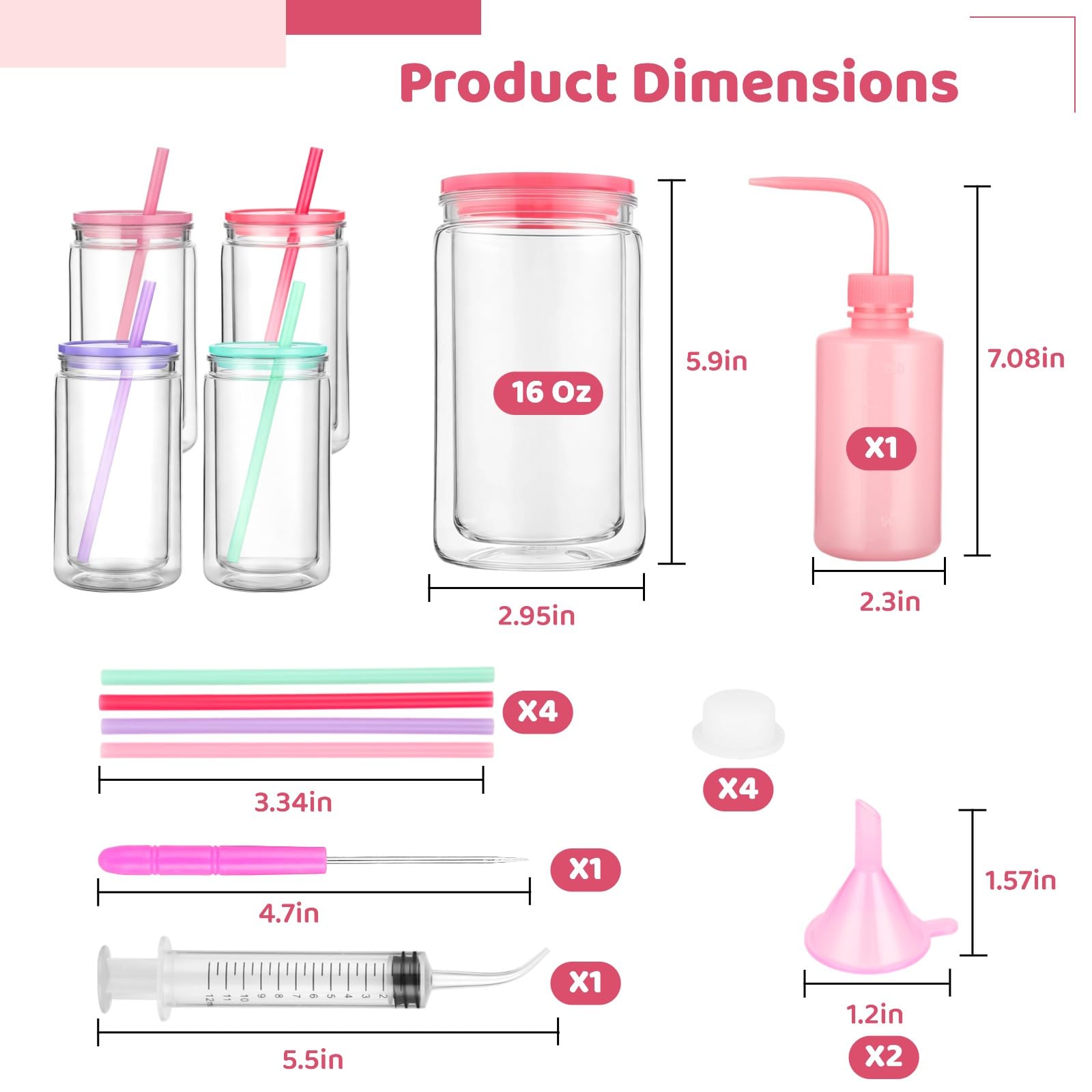 syringe and curved tweezers for decorative placement