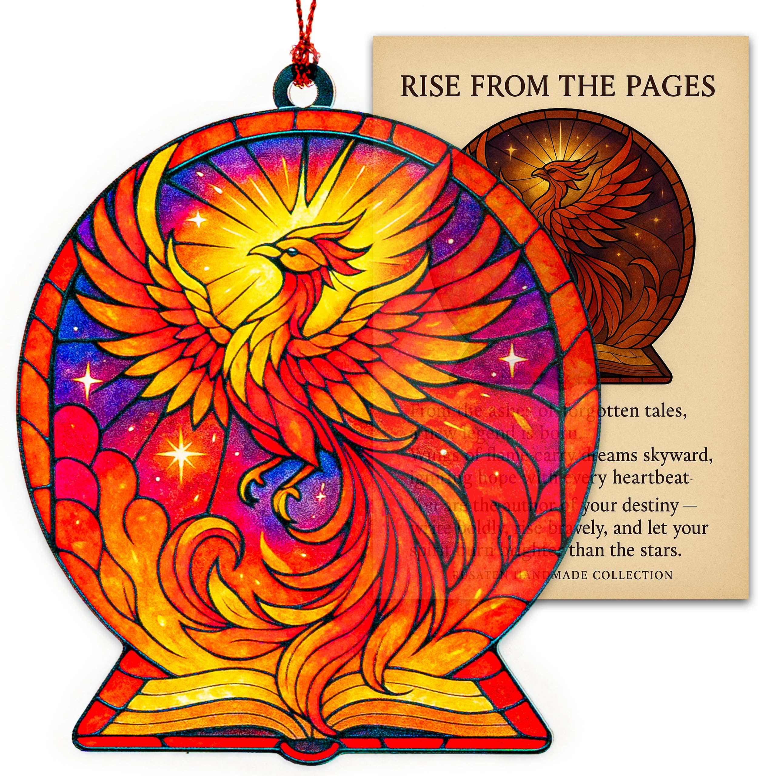 Funny Christmas book ornament 2025 product image