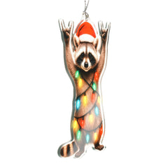 Raccon Gifts ornament includes a meaningful story card