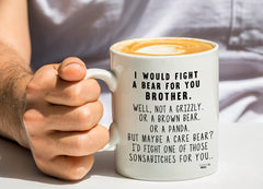 Funny coffee mug for hermano graduation gift