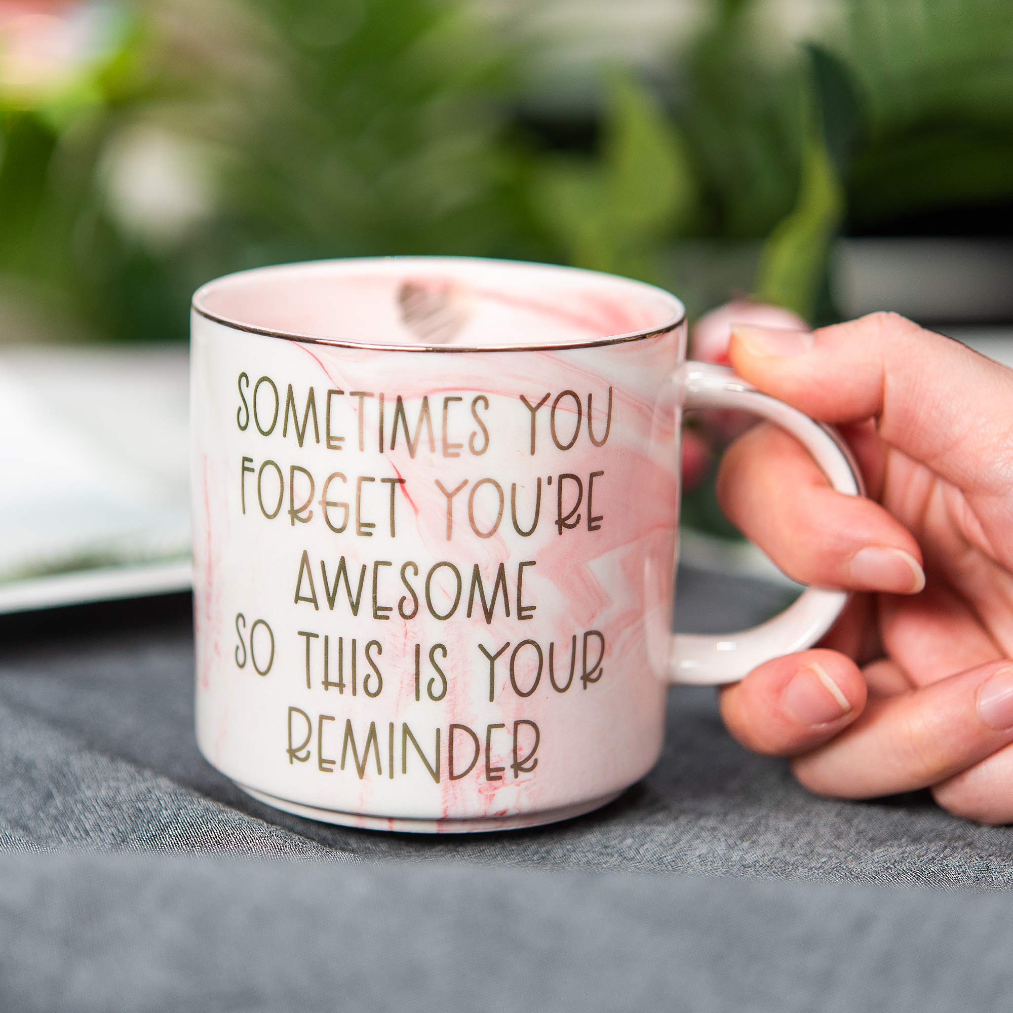 Funny motivational quote mug for women