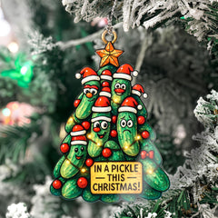 Versatile holiday decor ornament for tree car or tabletop display