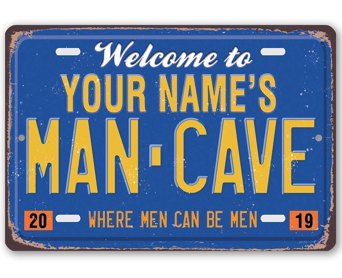 Funny Signs for Man Cave Decor metal sign